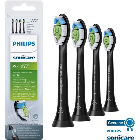 Philips Sonicare tandbørstehoveder HX6064/11 (sort)