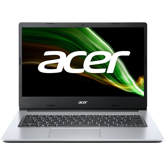 Acer Aspire 1 Cel/4/128 14" bærbar computer (Pure Silver)