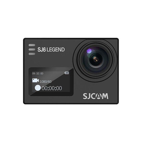 SJCAM SJ6LEGEND 4K 24fps Action-kamera, 3-akset stabilisering, vandtæt, touchscreen, Wifi tilsluttet.