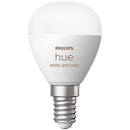 Philips Hue Luster LED-pære WCA 5.1W P45 E14