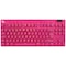 Logitech G PRO X TKL Lightspeed Tactile trådløst gamingtastatur (pink)