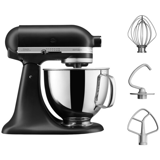 KitchenAid Artisan køkkenmaskine 5KSM125EBM (mat sort)