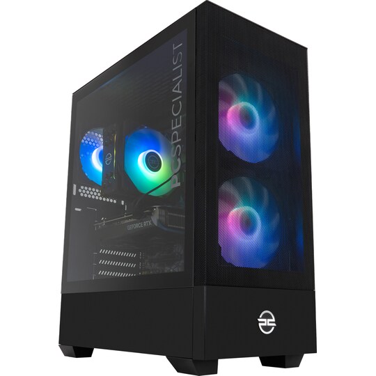 PCSpecialist Prime 310 R7-7X/16/1.024/4060Ti stationær gaming computer