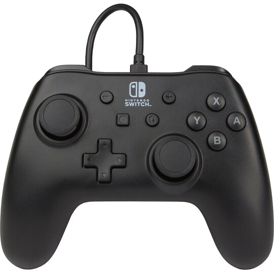 PowerA Nintendo Switch USB-kablet gamepad (sort)