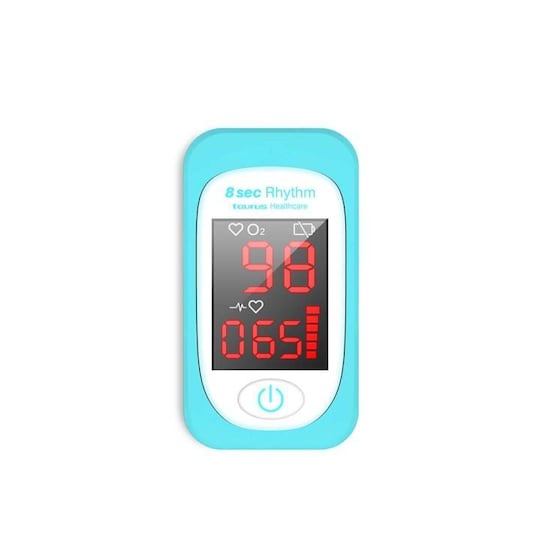 Taurus Fingerspids Puls og Oximeter Rhythm Hvid