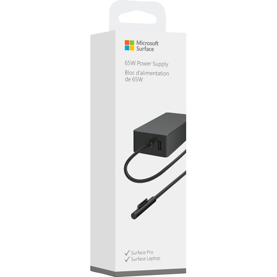 Microsoft Surface 65W bærbar computeroplader