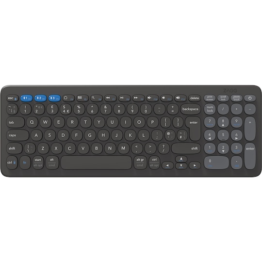 Zagg Pro trådløst tastatur (sort)