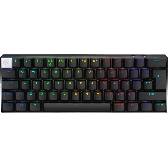 Logitech G Pro X 60 gamingtastatur (sort)