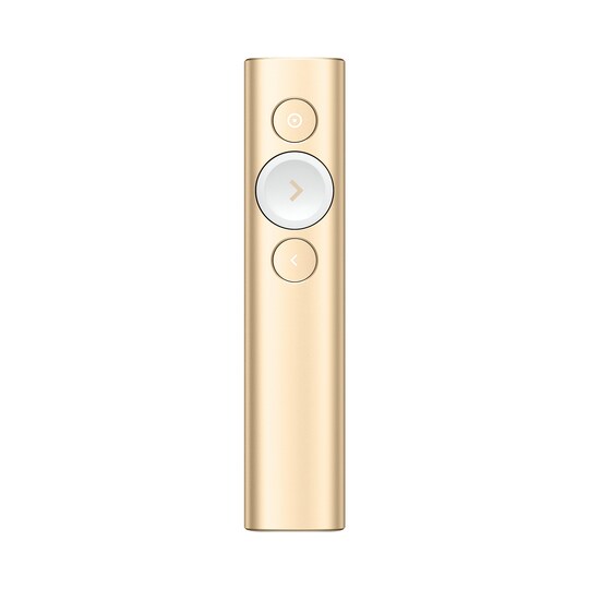 Logitech Spotlight presentation remote (guld)