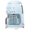 Smeg 50 s Style kaffemaskine DCF02PBEU (pastelblå)