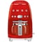 Smeg 50 s Style kaffemaskine DCF02RDEU  (rød)