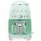 Smeg 50 s Style kaffemaskine DCF02PGEU (pastelgrøn)