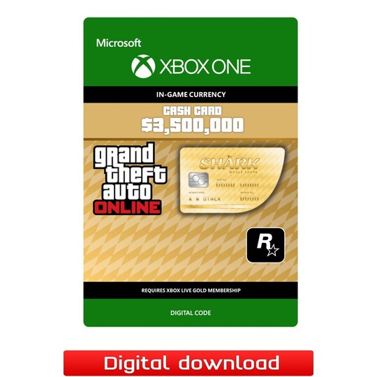 Grand Theft Auto V Whale Shark Cash Card - XOne