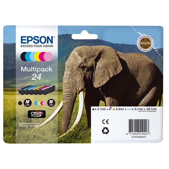 Epson blækpatroner Claria Photo HD 24 – Multipakke