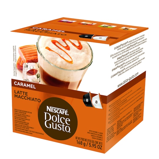 Nescafe Dolce Gusto Caramel Latte Macchiato kapsler (16 stk)