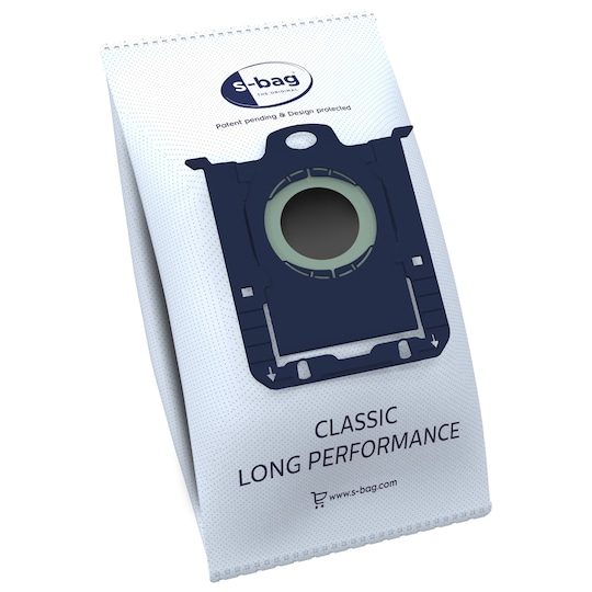 S-bag Classic Long Performance støvsugerposer E201S til Electrolux/Philips