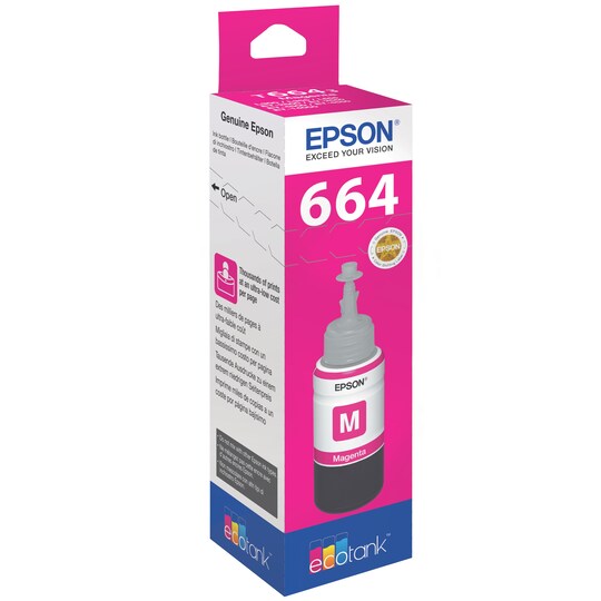 Epson blækflaske Ecotank T6643 Magenta