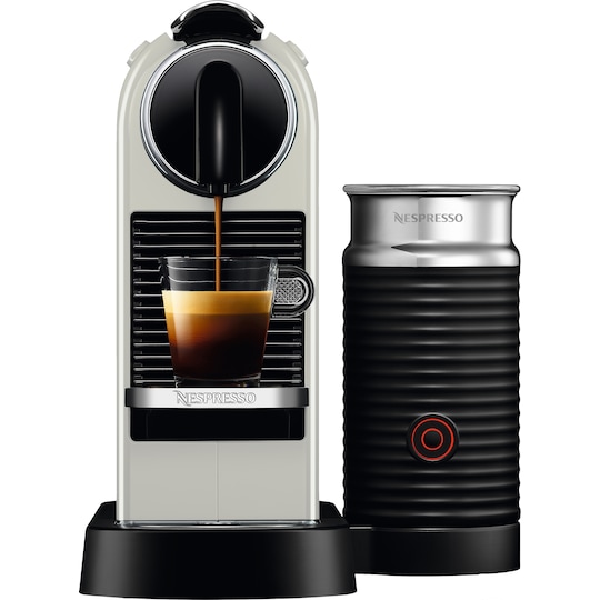 NESPRESSO® CitiZ&milk kaffemaskine fra DeLonghi, Hvid