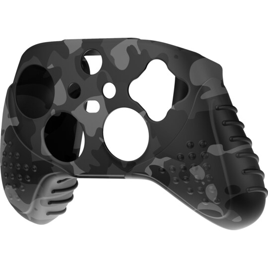 Piranha beskyttende silikoneskin til Xbox Series X og S-controller (grå camo)