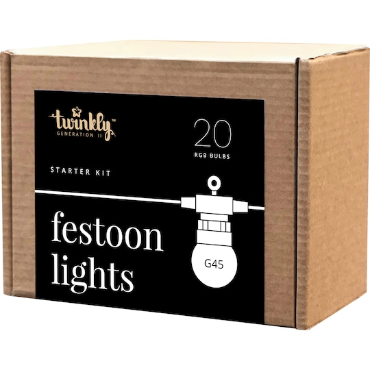 Twinkly Festoon smart RGB LED-lyskæde FESTOONRGB20