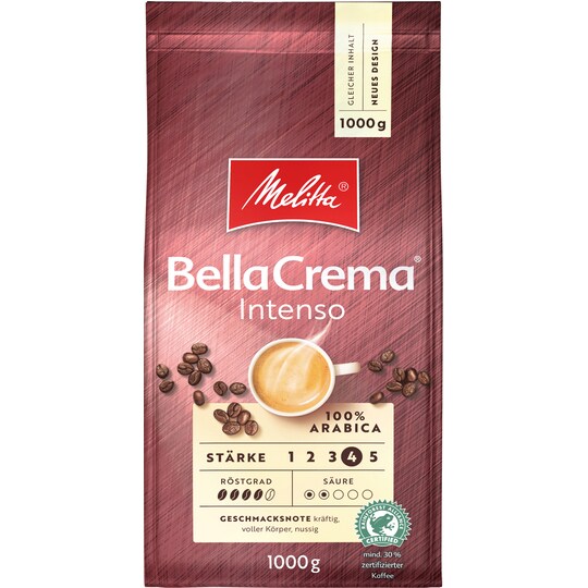 Melitta Bella Crema Intenso kaffebønner MEL974