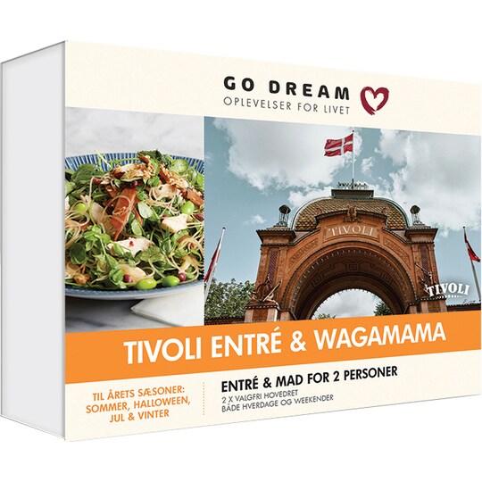 Go Dream Tivoli entré og middag på Wagamama for 2