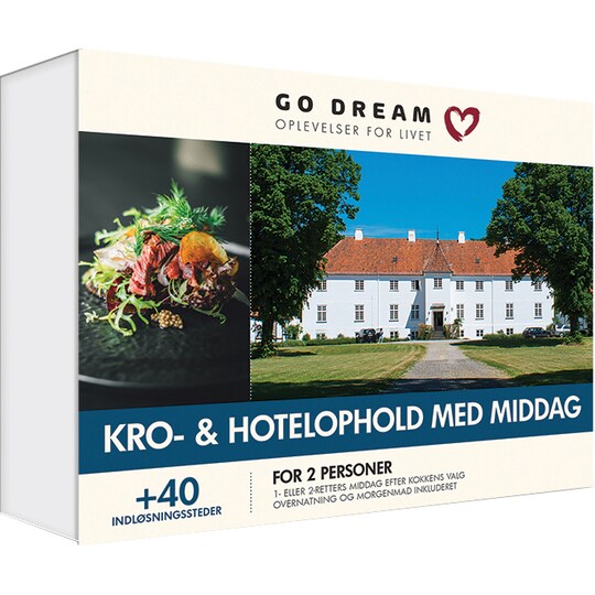 Go Dream - hotelophold med middag