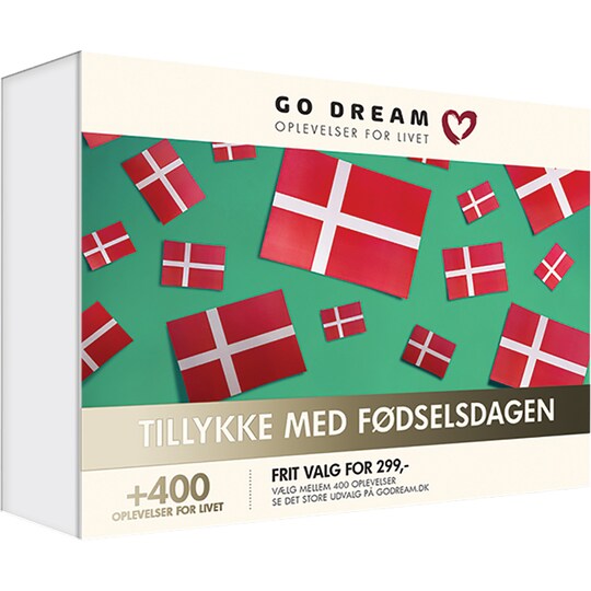 GoDream - Tillykke med fødselsdagen 299 kr.