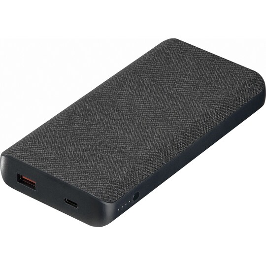 Sandstrøm 15.000mAh powerbank med PD og QC 45W (sort)