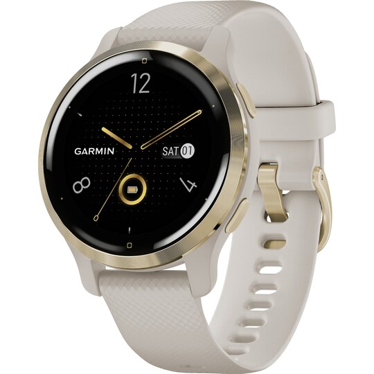 Garmin Venu 2S GPS smartwatch (light gold/light sand)