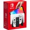 Nintendo Switch OLED spillekonsol med hvide Joy-Con controllere