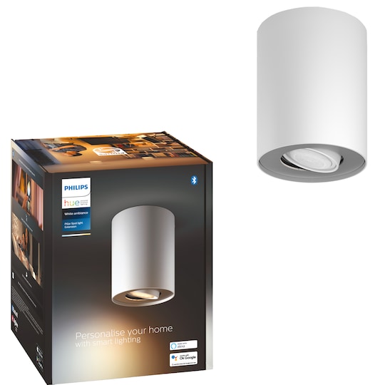 Philips Hue Pillar udtrækkeligt spotlight 929003046801 (hvid)