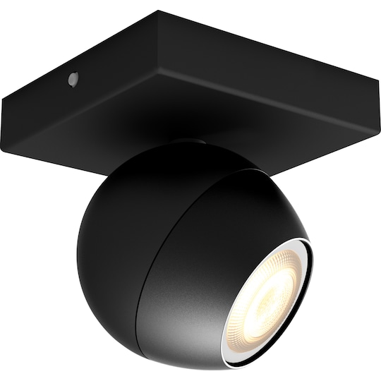 Philips Hue Buckram spotlys (sort)