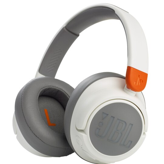 JBL Jr460NC trådløse on-ear hovedtelefoner (hvid)