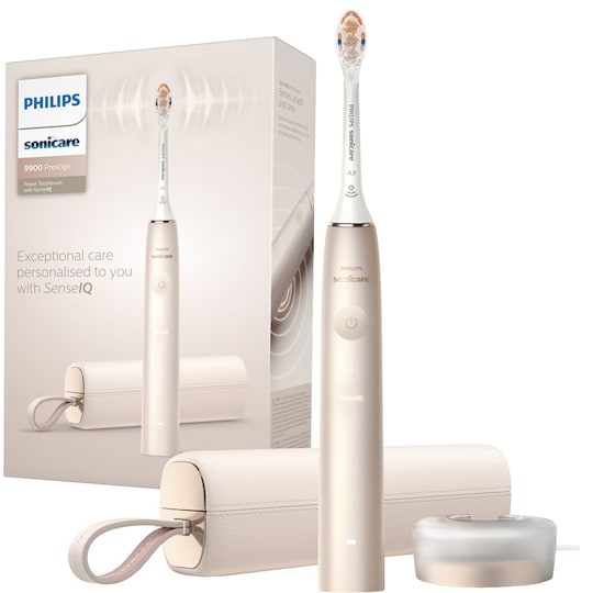 Philips Sonicare Prestige 9900 elektrisk tandbørste HX999211 (champagne)