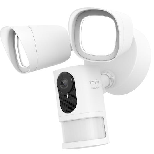 Eufy Security Floodlight Cam 2K udendørskamera (hvidt)