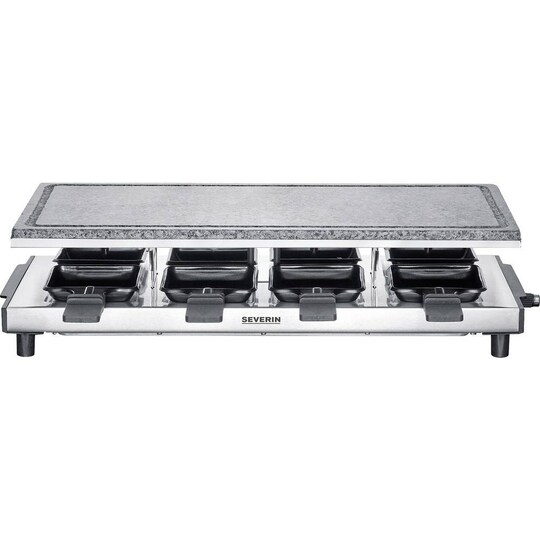 Severin 2374 Raclette 8 pander, Non-stick-belægning,