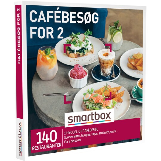 Smartbox gavekort - Cafébesøg for 2