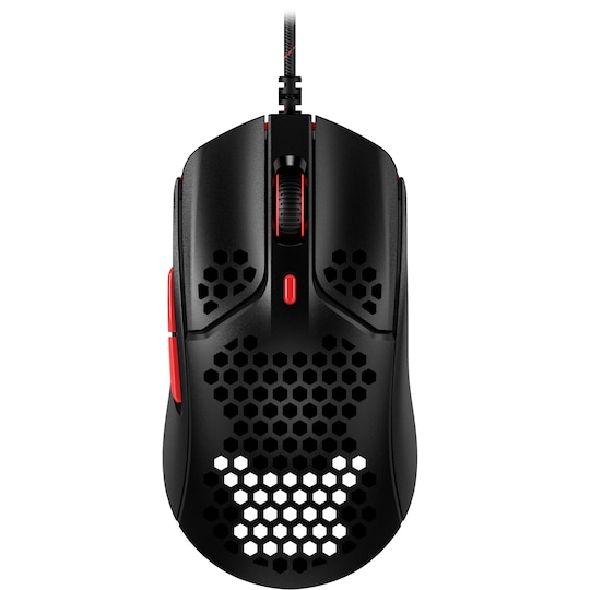 HyperX Pulsefire Haste gaming mus (sort/rød)