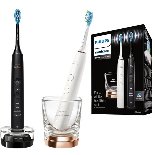 Philips Sonicare DiamondClean 9000 elektisk tandbørste 2-pak HX991457