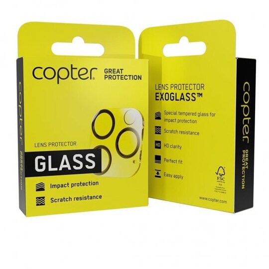 Copter iPhone 11 Kameralinsebeskytter Exoglass Lens Protector