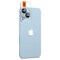 Spigen iPhone 14/15/iPhone 14/15 Plus Kameralinsebeskytter GLAS.tR EZ Fit Optik Pro 2-pak Sort