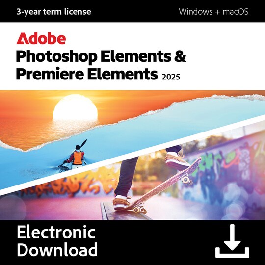 Adobe Photoshop & Premiere Elements 2025