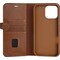 Buffalo iPhone 16 Pro Max 2in1 Leather MagSeries pungetui (brun)