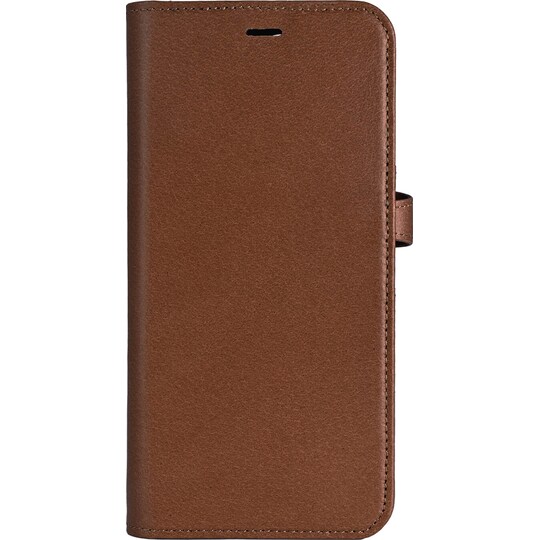 Buffalo iPhone 16 Pro Max 2in1 Leather MagSeries pungetui (brun)