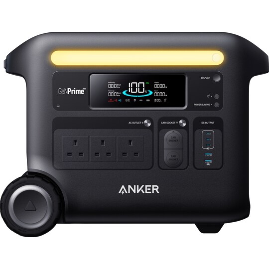 Anker Solix F2600 2560Wh bærbart strømforsyningsanlæg