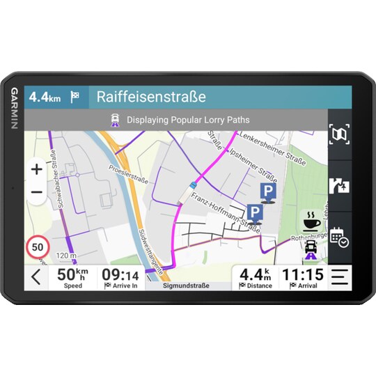 Garmin dēzl LGV820 lastbil-GPS