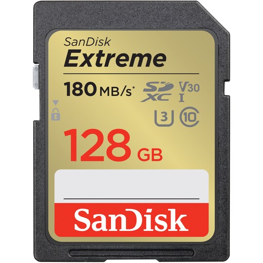 SanDisk Extreme® 128GB SDXC™ UHS-I kort