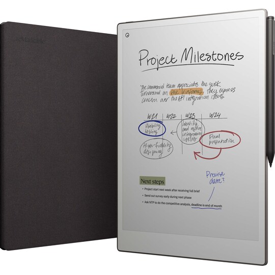 reMarkable Paper Pro E-ink tablet + Marker Plus + Folio sæt