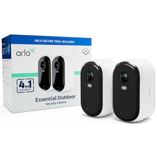 Arlo Essential FHD sikkerhedskamera (2-pakke)